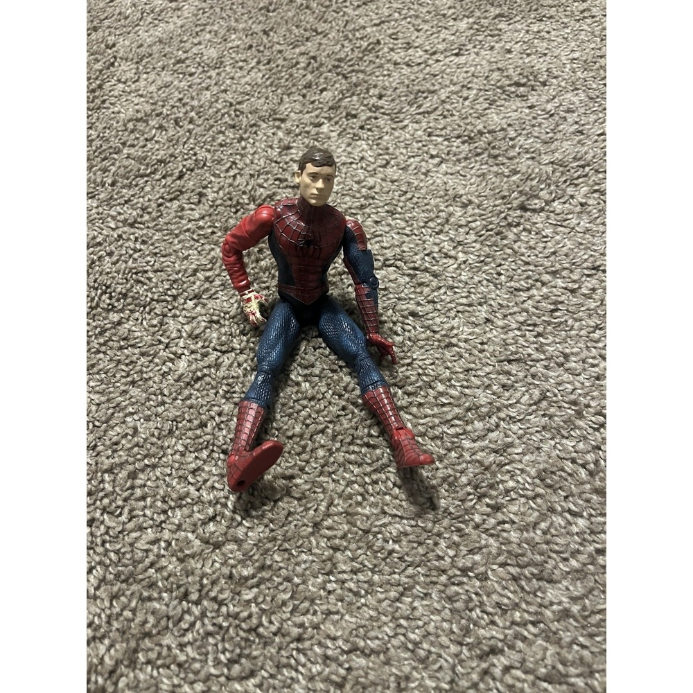 ToyBiz Spider-Man Wrestler 6" Movie Action Figure Tobey Maguire 2002